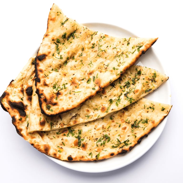 Delicious Garlic Naan