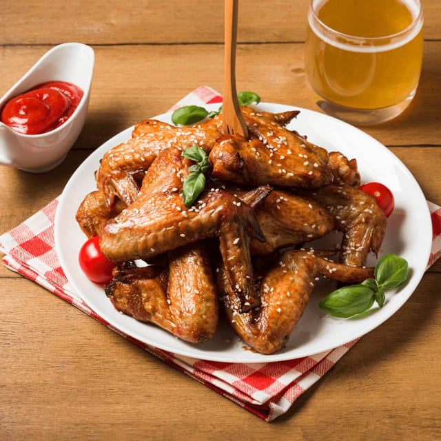 Chili Garlic Wings -6 Pc.